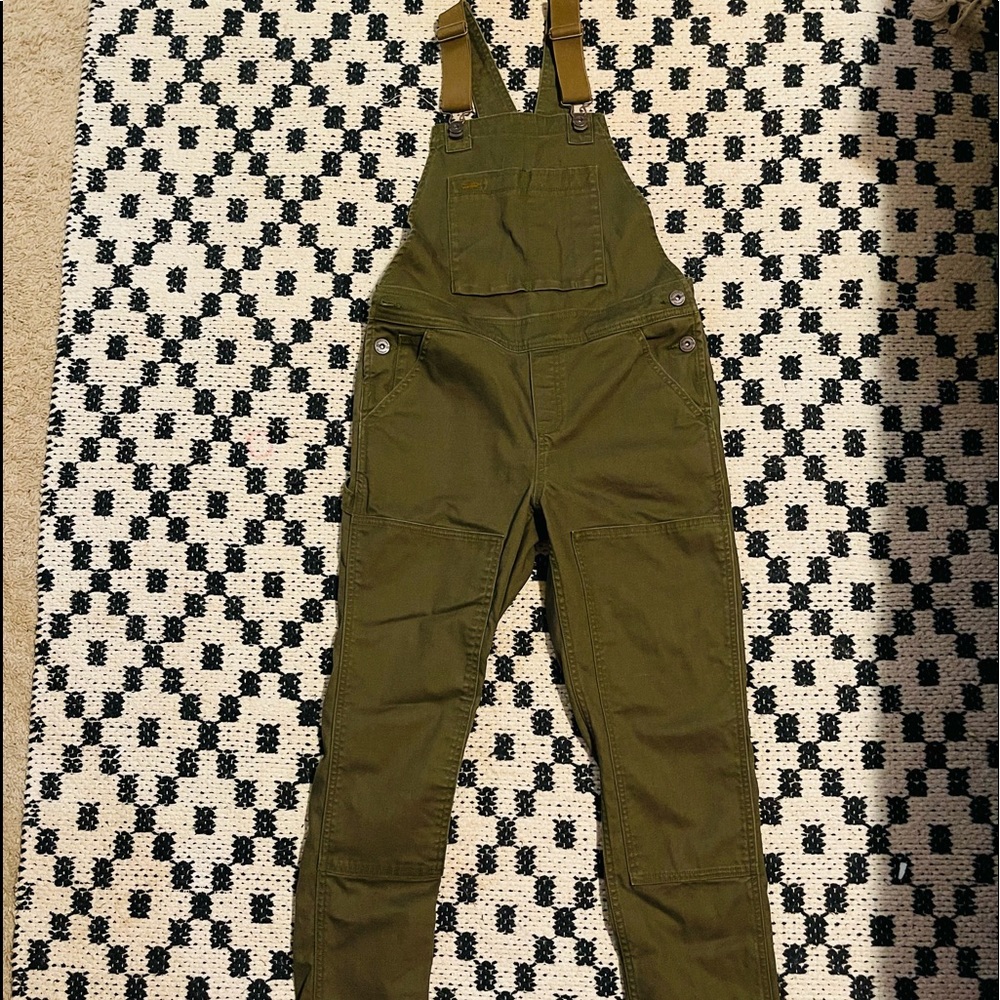 Womens REI Overalls trailsmith olive
